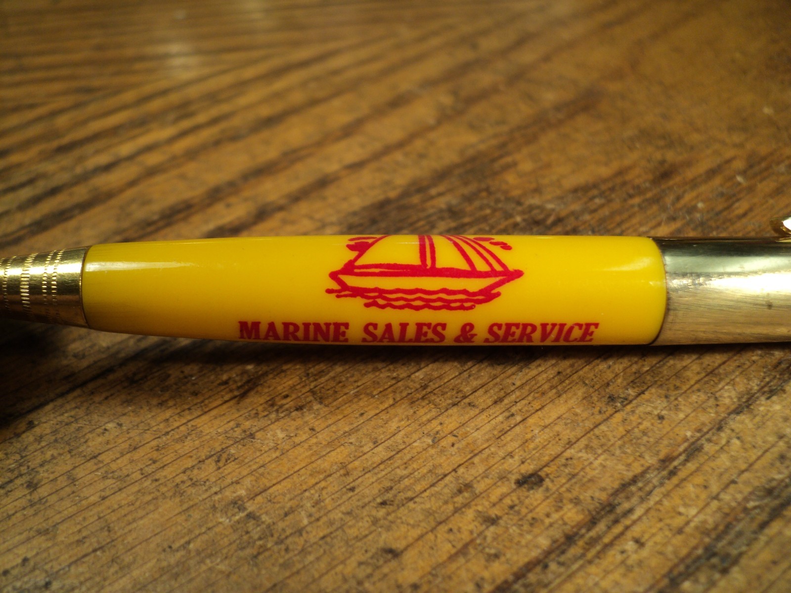 Vintage Sample L-375 Mechanical Pencil Advertising Marine Sales & Service