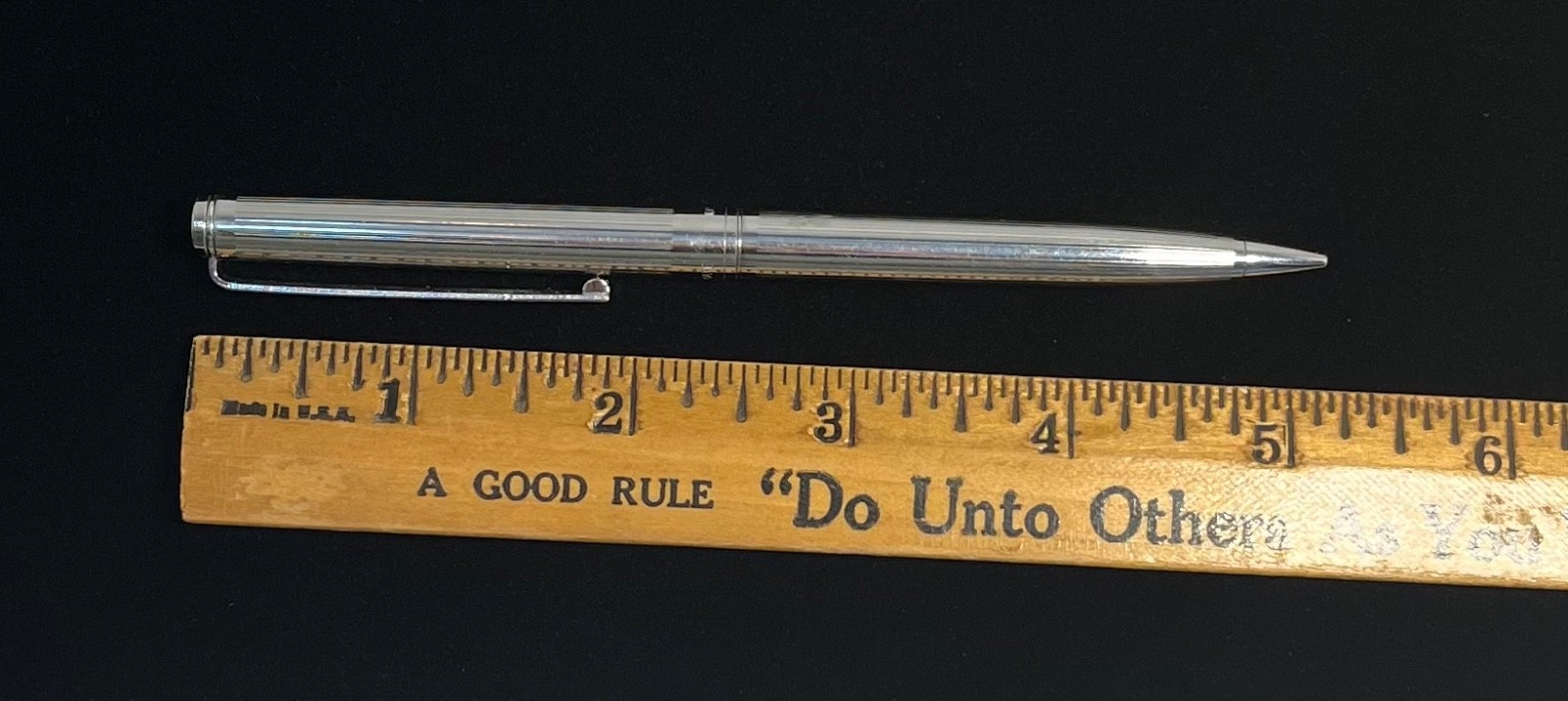 Paper Mate Regular Grip Mechanical Pencil St Steel 0.9mm 1980’s USA