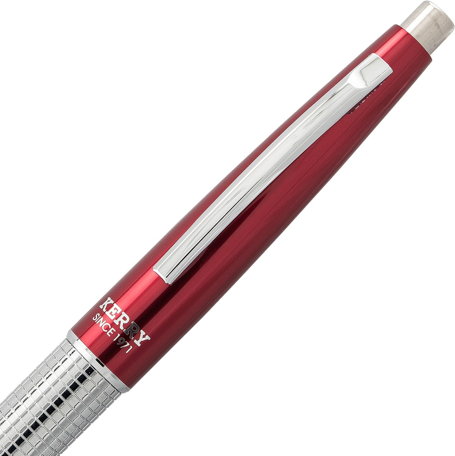 Pentel Sharp Kerry Automatic Pencil, 0.5mm Lead Size, Red Barrel, 1 Each