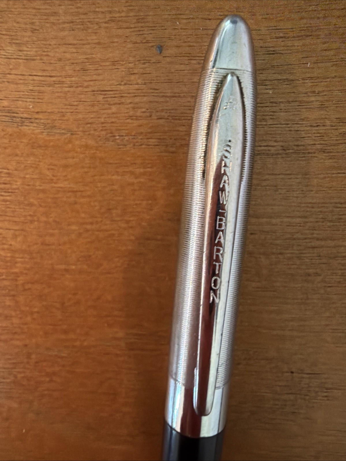 Sheaffer Reminder Clip Mechanical Pencil Black Barrel Chrome Top Usa Made