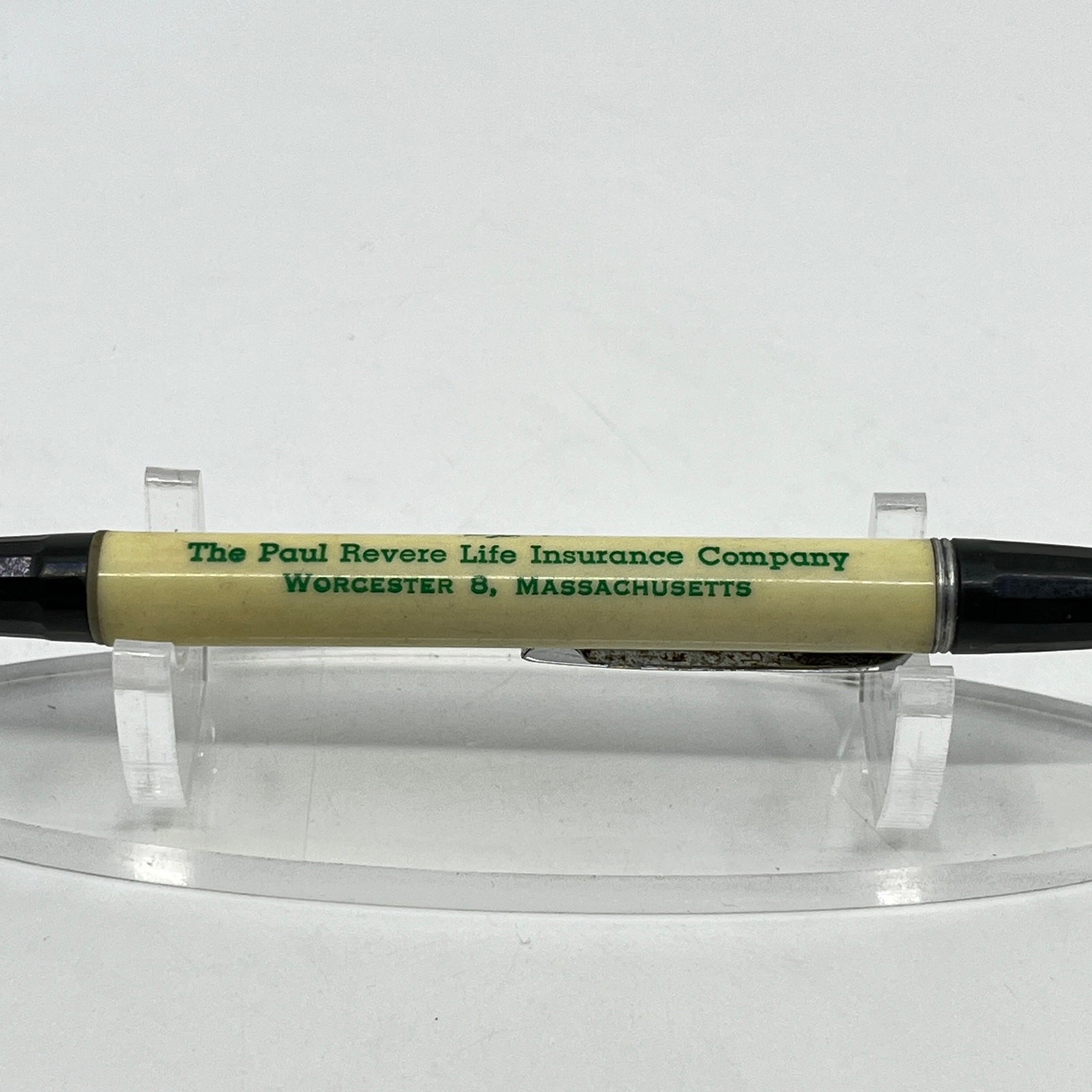 Vintage Mechanical Pencil The Paul Revere Insurance Co Worcester MA SD7