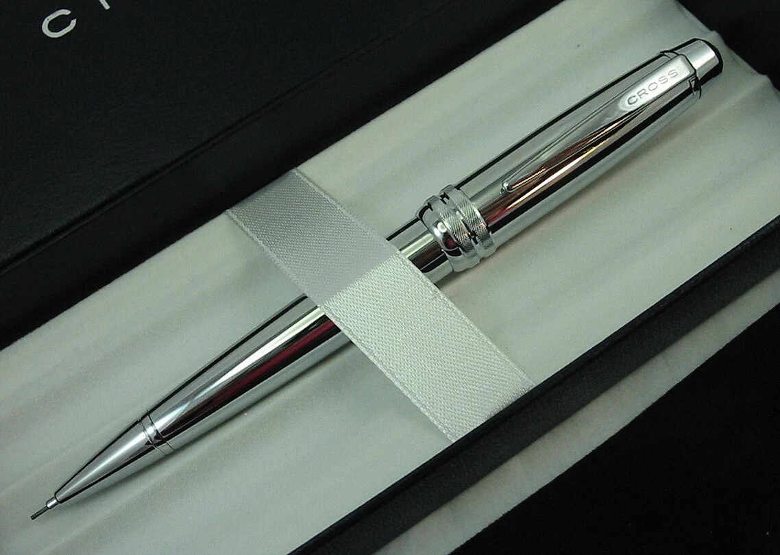 SALE! Substantial Cross Bailey Polished Chrome 0.7mm Pencil AT0453H-10 BRAND NEW