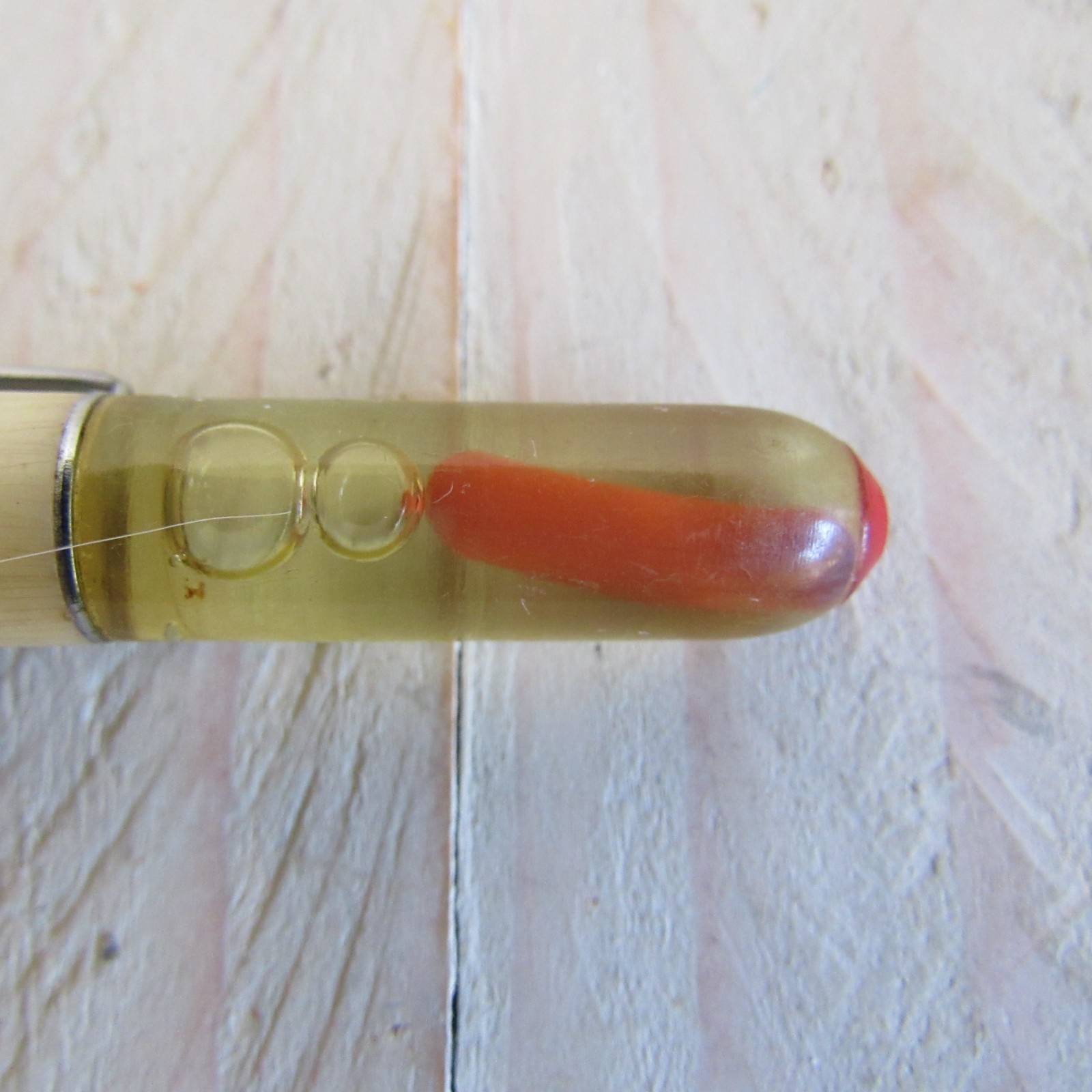 vtg Ritepoint Floaty Pencil Port Stockton Sausage Co Floating Sausage / Hot Dog