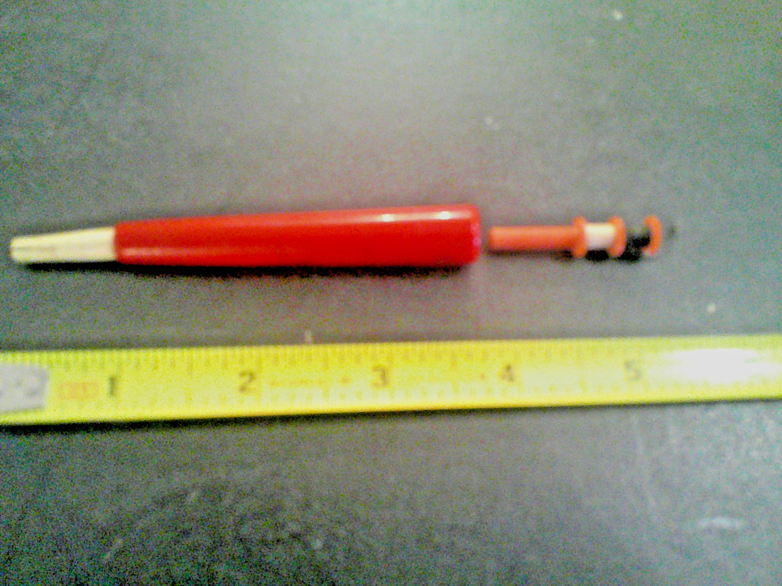 Unusual Vtg Antique Mechanical Golf Thread Spool Pencil VVGC + Mottled Case