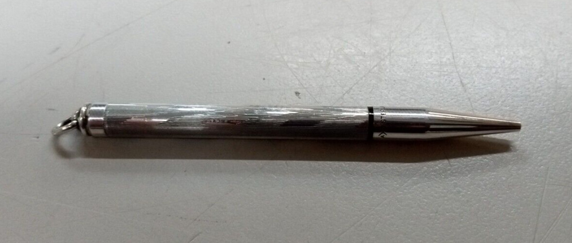 Vintage AXT 925 sterling silver small mechanical pencil PENDANT COLLECTORS USA