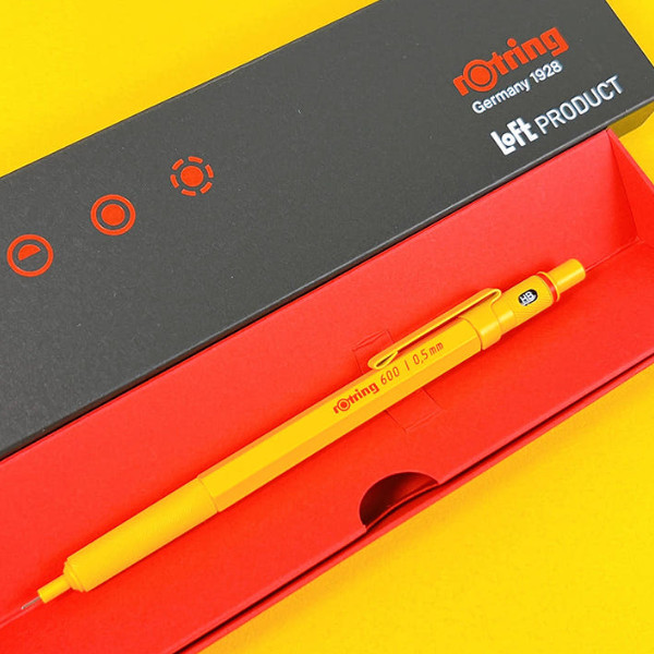 rOtring 600 Limited Edition Yellow Premium Mechanical Pencil 0.5mm / Tracking