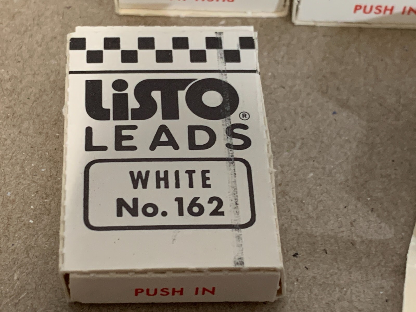Listo Marking Leads White No.162 4 Packs 6 Leads 24 Total for Listo Pencil 1620