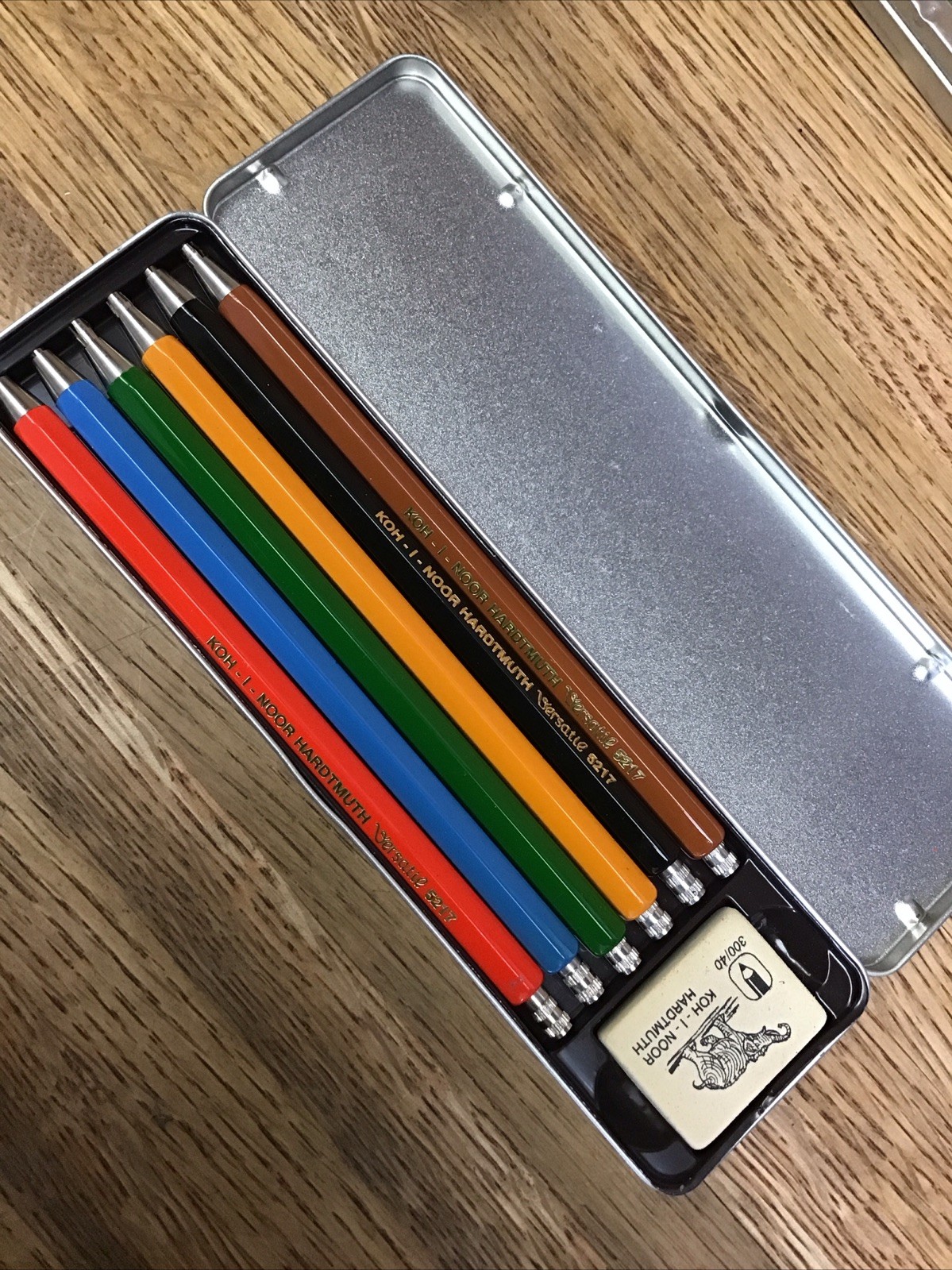 Koh-I-Noor 2mm Mechanical Pencils (Set of 6) Colluded Leads (Opened But Unused)