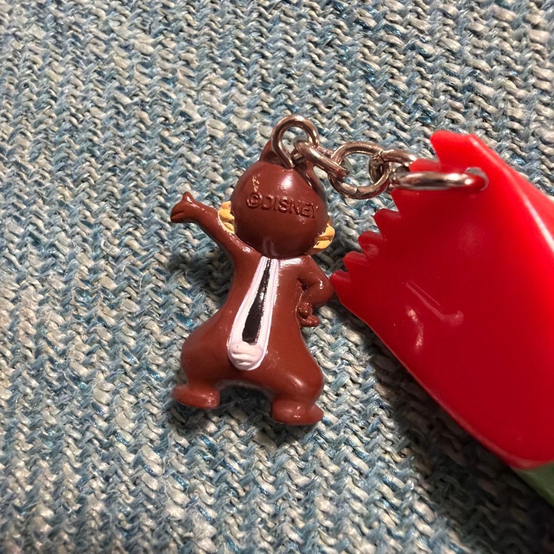 Super Rare Disney Chip and Dale Mascot Apple Mechanical Pencil Heisei Retro