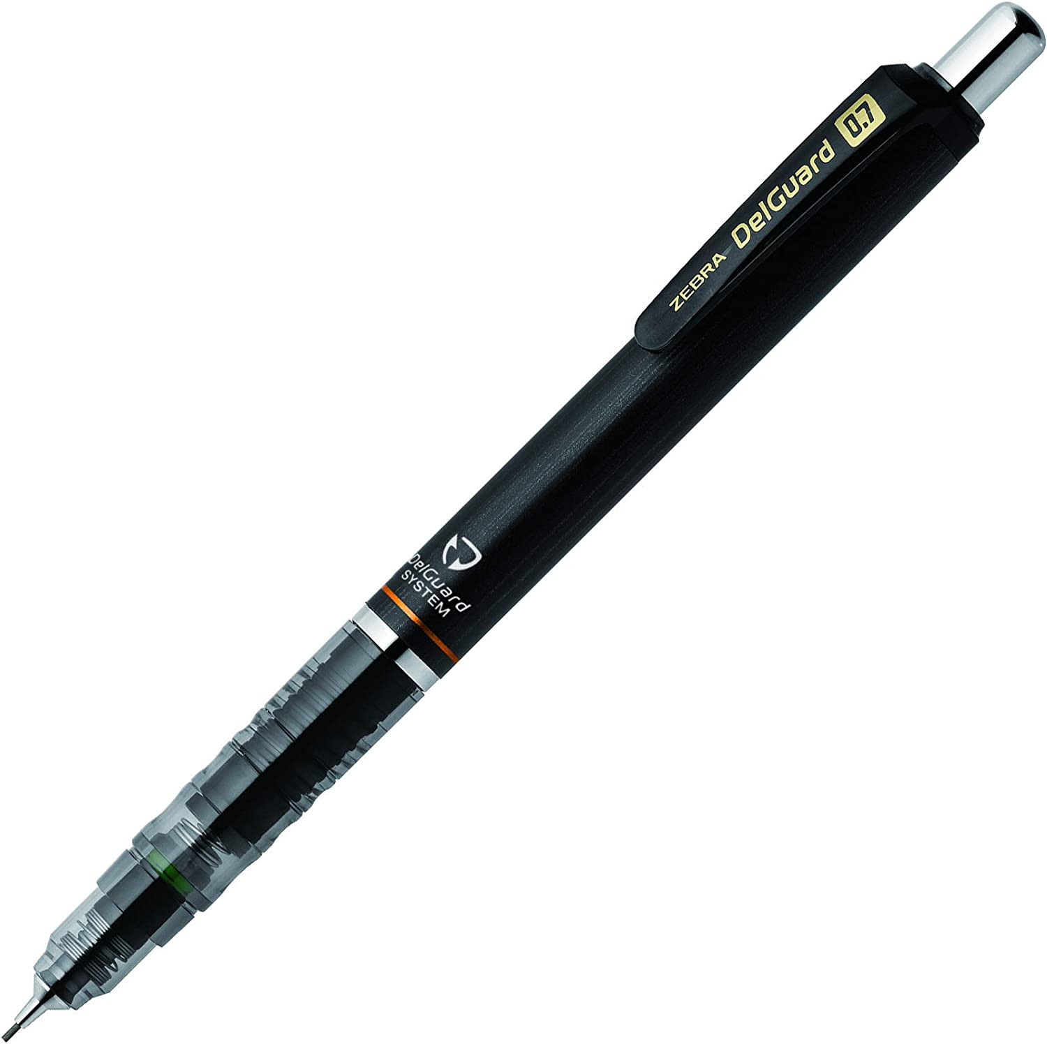 Mechanical Pencil, Del Guard, 0.7Mm, Black (P-MAB85-BK)