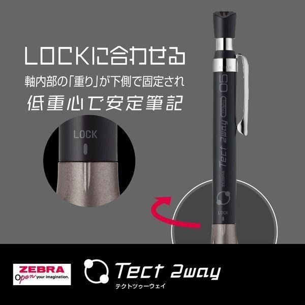 Zebra Tect 2way 0.5mm Black MA41-BS-BK mechanical pencil from Japan