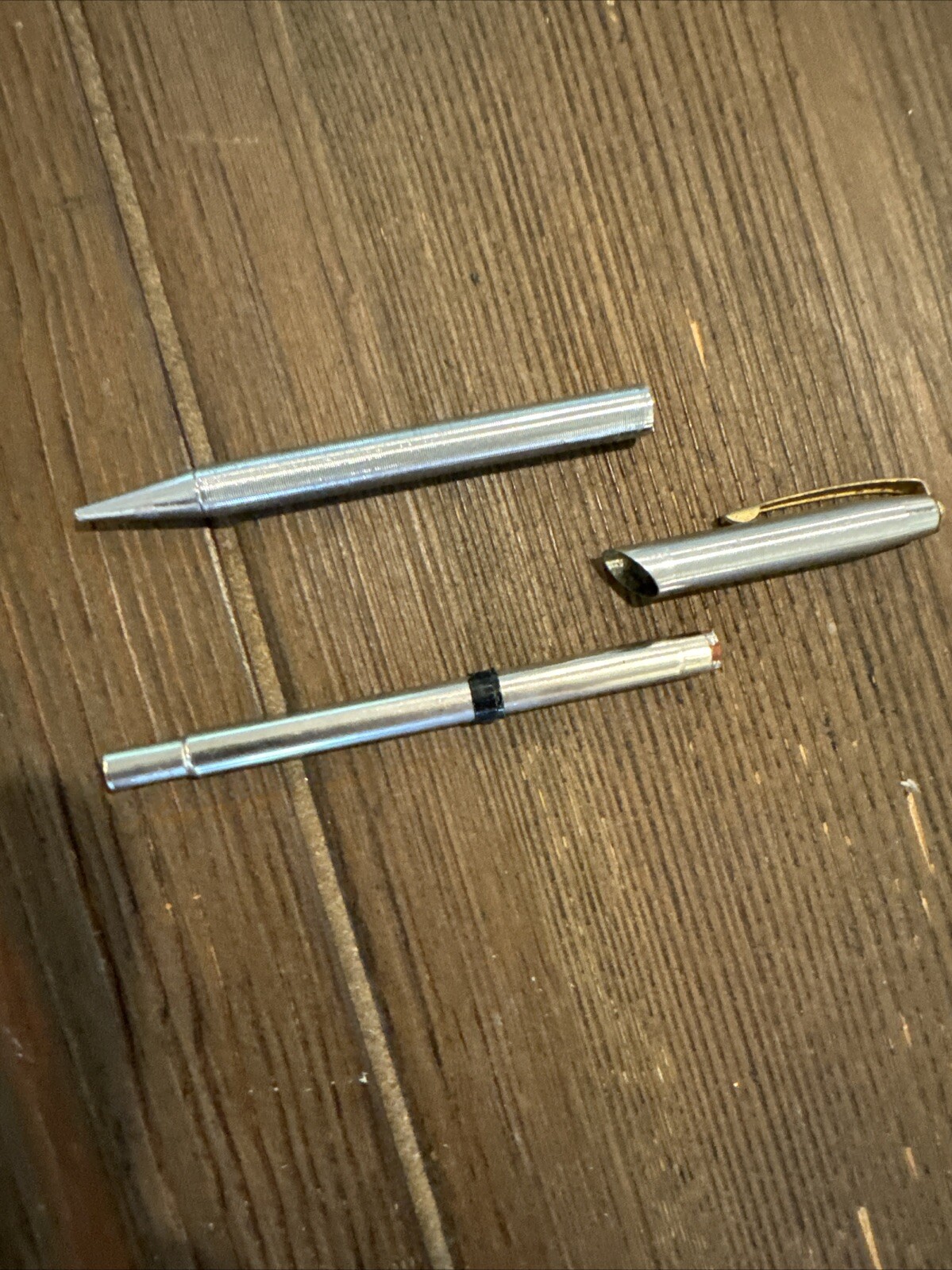 VTG Ritepoint Mechanical Pencils Chrome Silver Tone 5” Long Set Of 2