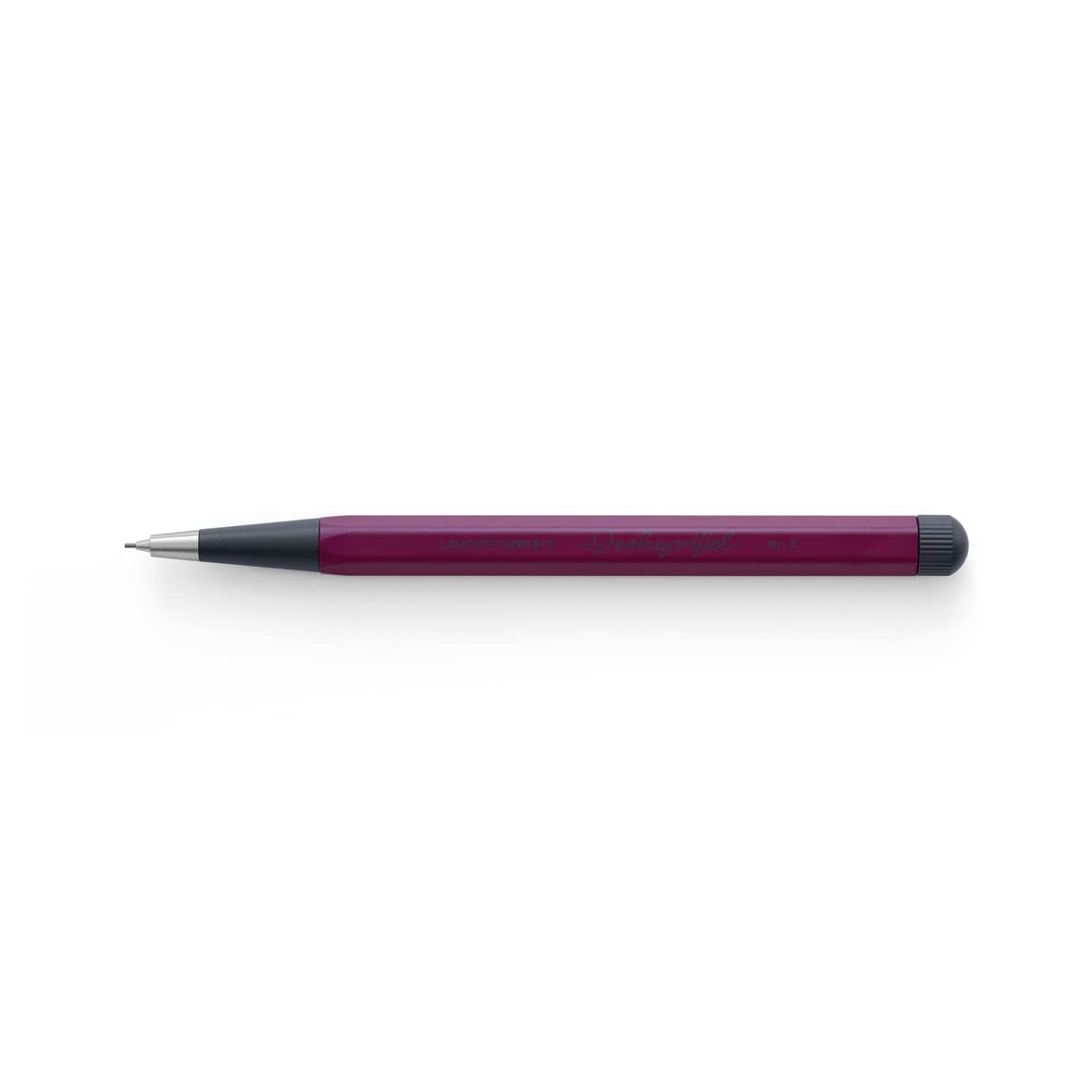 Drehgriffel Nr.2 Retro Mechanical Pencil Red Hexagonal Design 0.7mm Lead