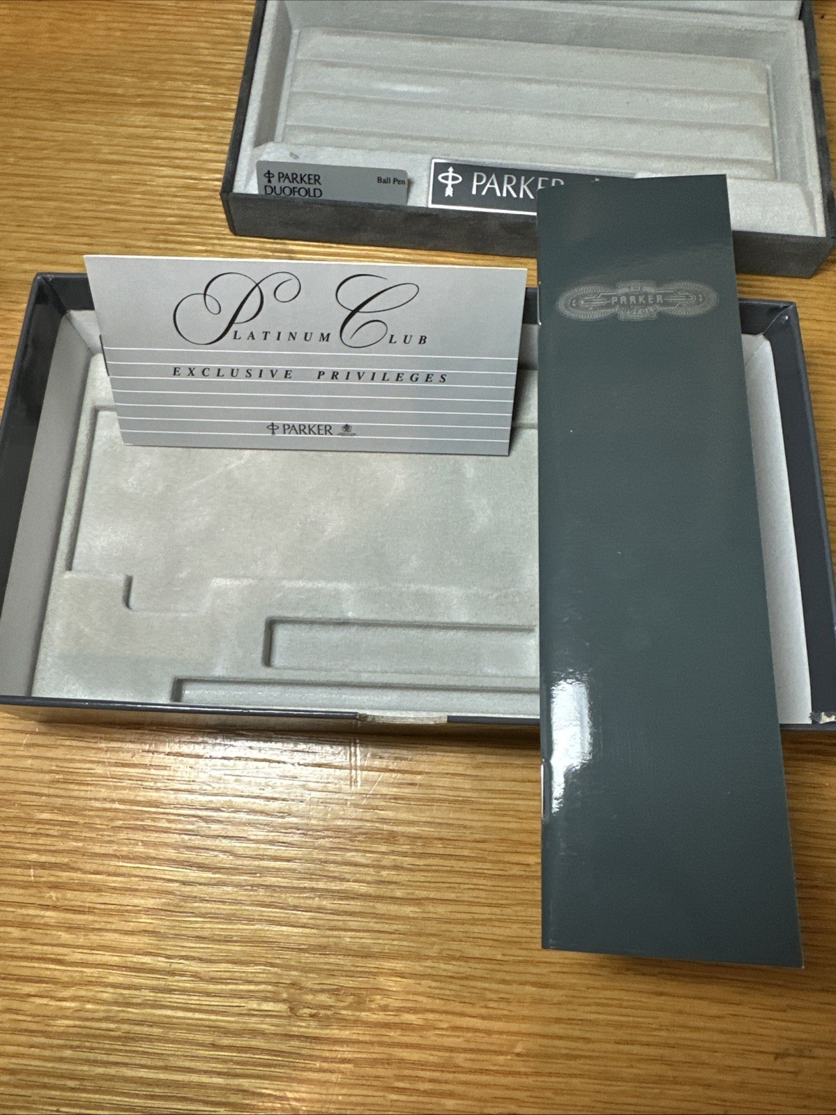 Parker Duofold Maroon Marble Ballpoint Pen Made In UK