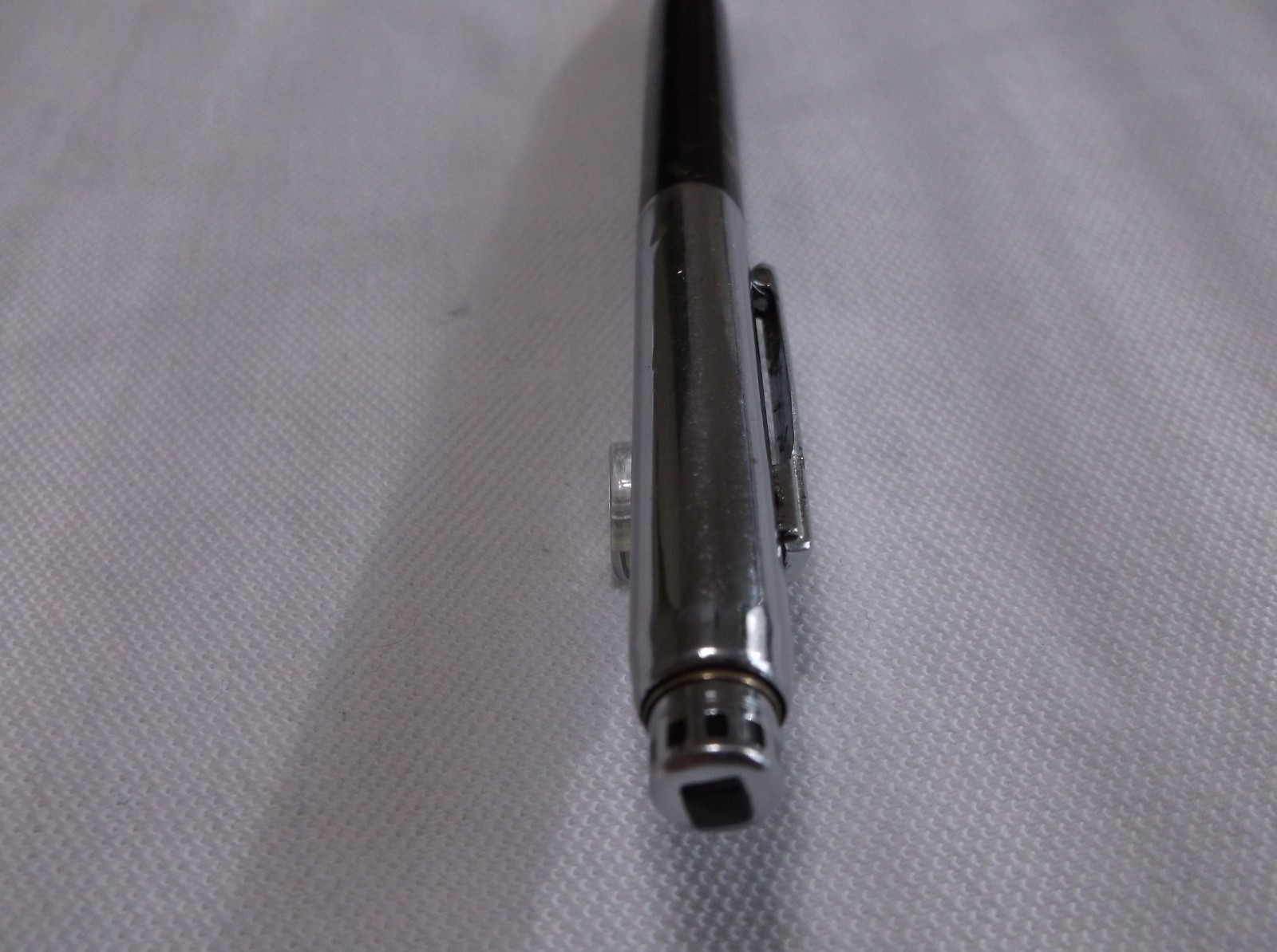 WAHL EVERSHARP CORONET GOLD & GREEN SHELL / CHROME REPEATER PENCIL / 1.1 mm