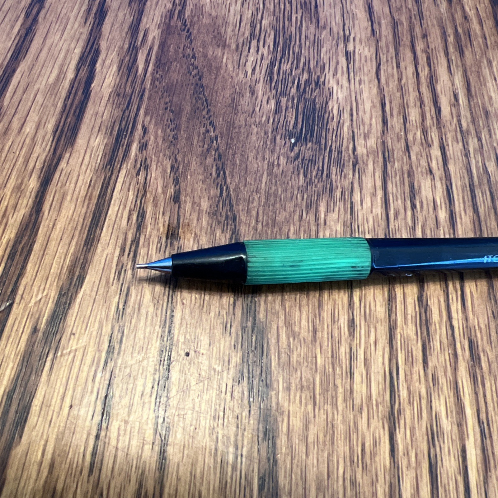 1 Vintage ITOYA Pointkeeper Pencil PK-11 JAPAN Green w/ Eraser & Cap Used