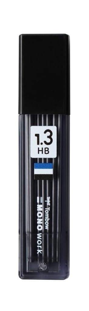 Tombow Mechanical Pencil Lead Refills 1.3mm HB for MONOwork Pencils, 8 Pieces EC
