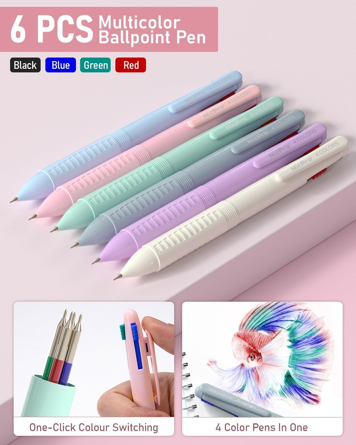 78 PCS Aesthetic School Supplies Set, Cute Pen Case, Pastel Highlighters & Gel P