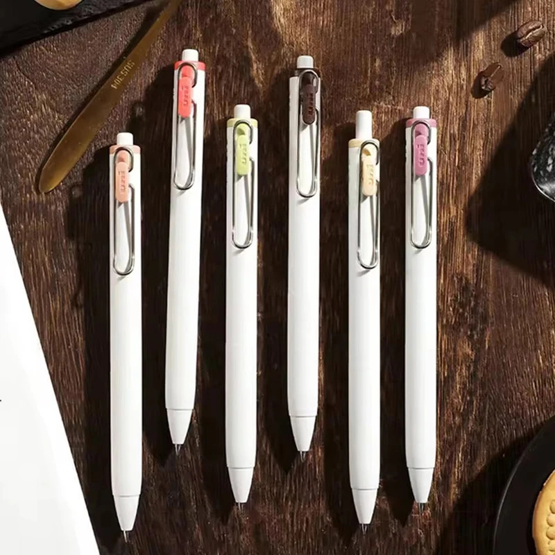 6 Colors Japan UNI Uni-Ball One Gel Pen Small Thick Core Limited Edition Press C