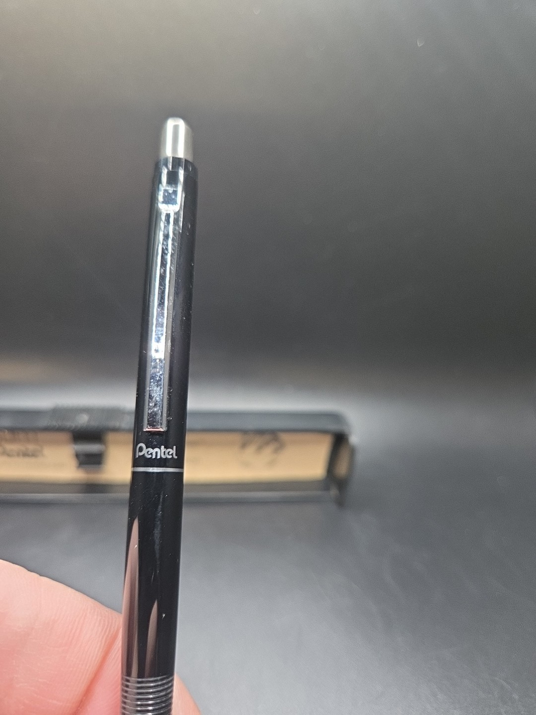 Vintage Black PENTEL Sharp “SLIM” Automatic Pencil 0.5mm Japan Retired Works