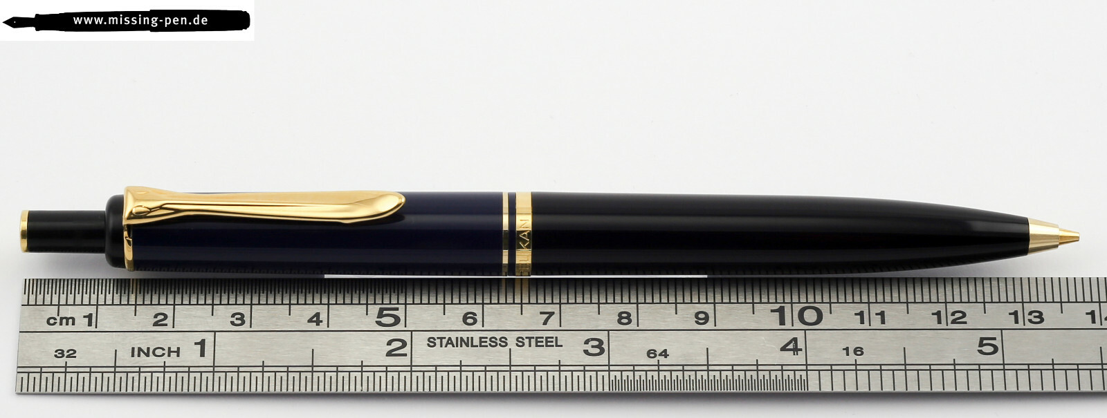 Old Style Pelikan Pencil (0.5 mm) D200 / D250 in Black-Blue (gold cap)