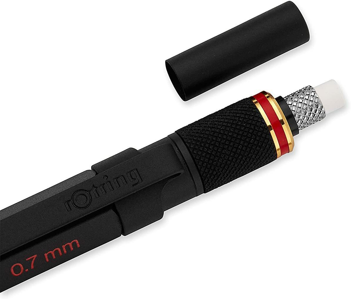 rOtring 1900182 800+ Mechanical Pencil and Touchscreen Stylus, 0.7 mm, Blac