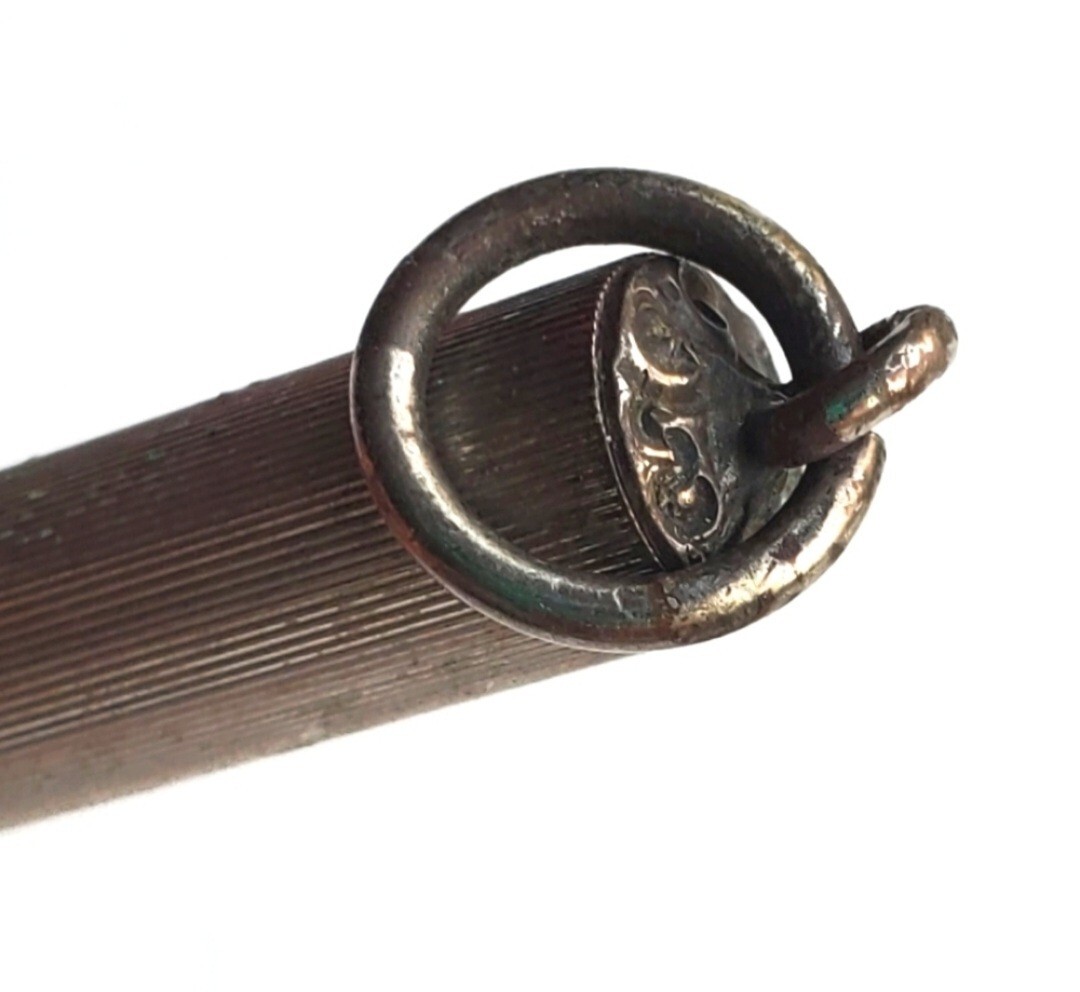 Antique Victorian 1800’s Chatelaine Ornate Sterling Silver925 Mechanical Pencil