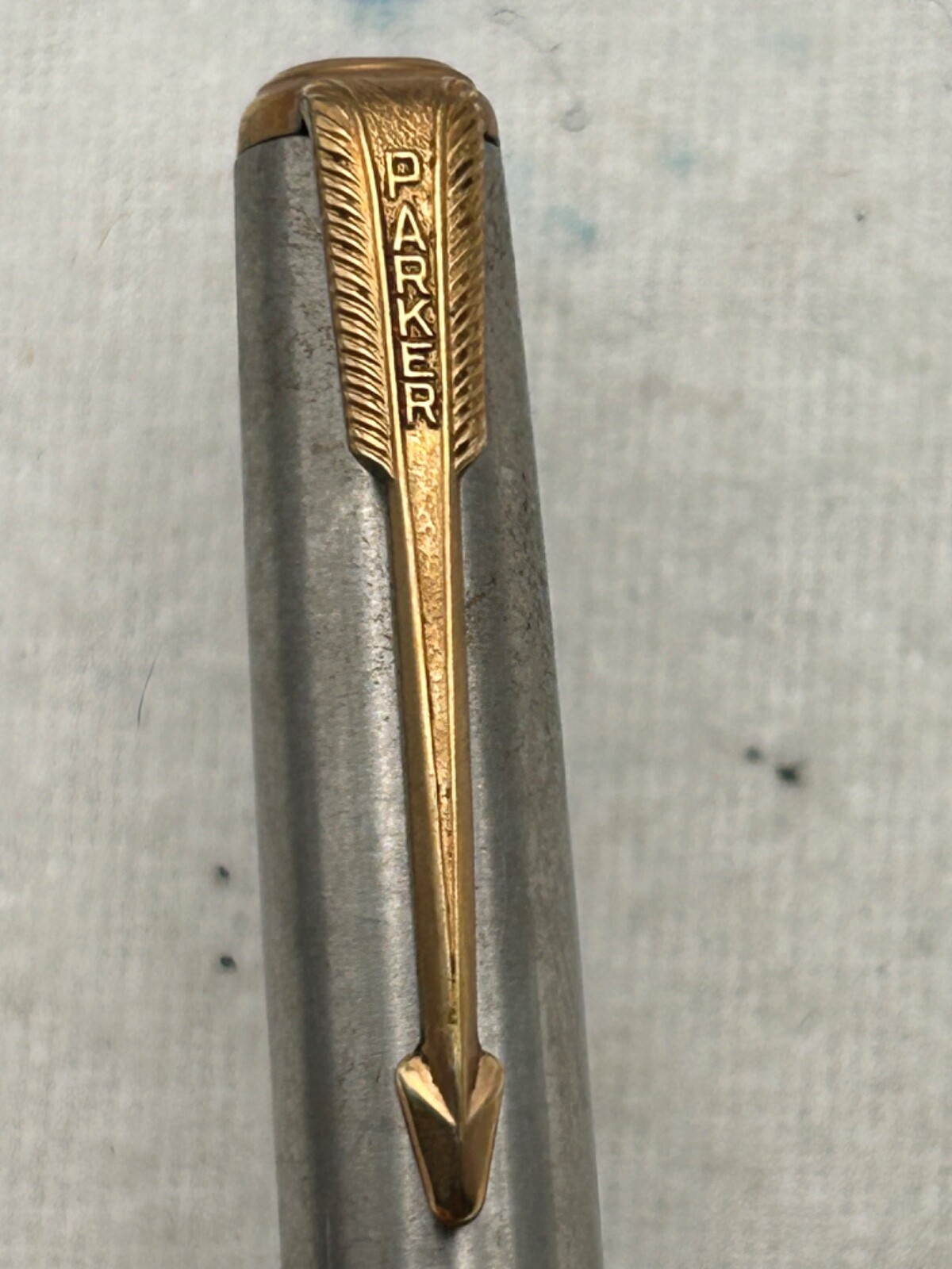 Parker Stainless Steel Cap Pencil-VG condition