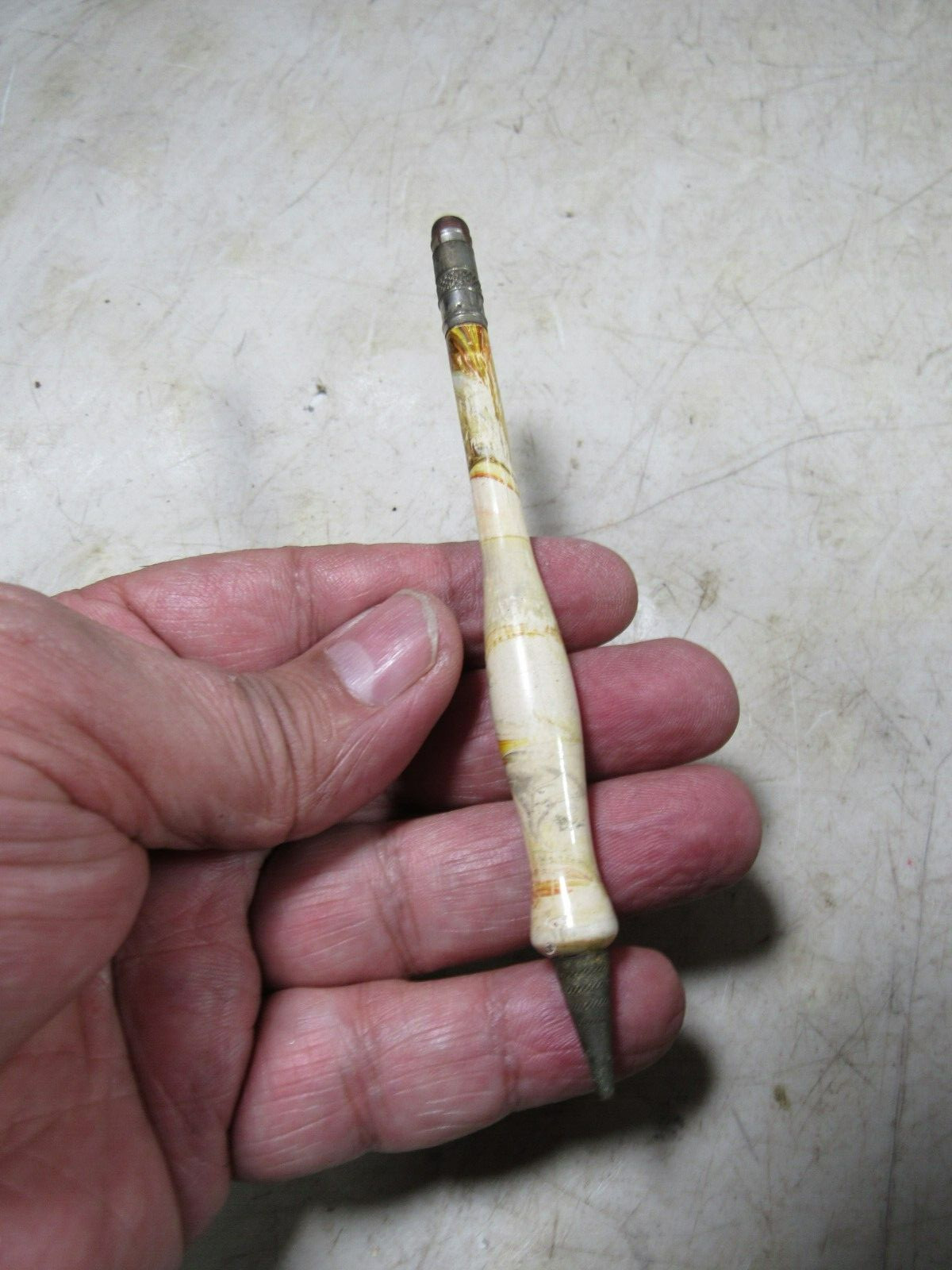 Vintage/Antique Zaner-Bloser Wooden Multicolor Design Mechanical Pencil Works