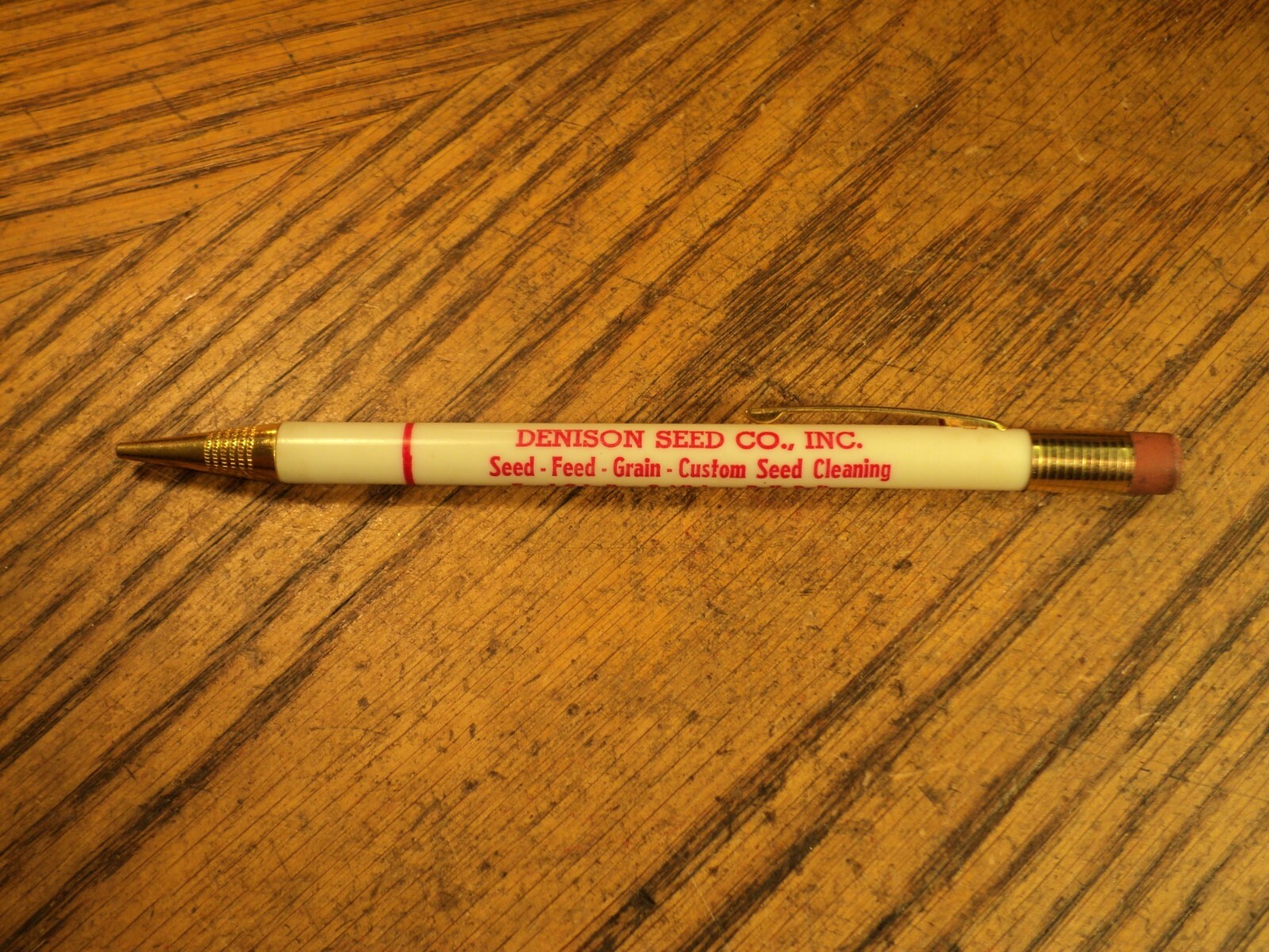 Vintage Readyriter Mechanical Pencil Advertising Denison Seed Co Inc Denison Ia