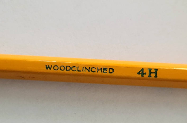 10 Vintage Van Dyke Microtomic Graphite 4H Drawing Pencils Faber #600 & Box USA