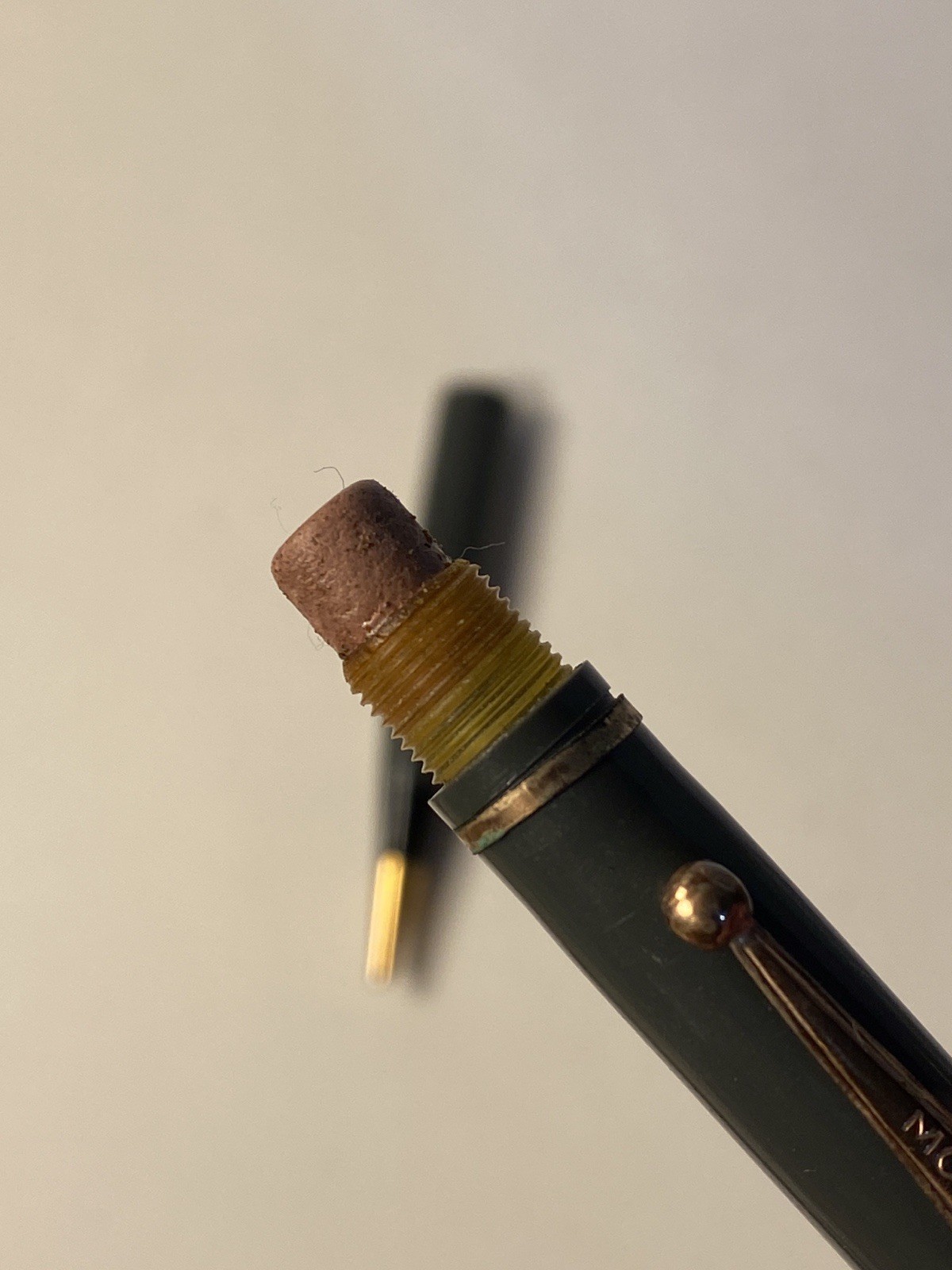 Vintage Morrison Fountain Pen Co. Mechanical Pencil No. 66 Gray & Black