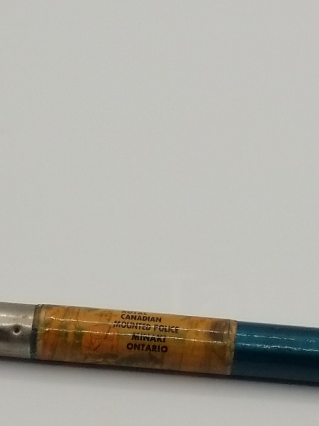 Pencil Souvenir Royal Canadian Mounted Police Minaki ,Ontario Collectible