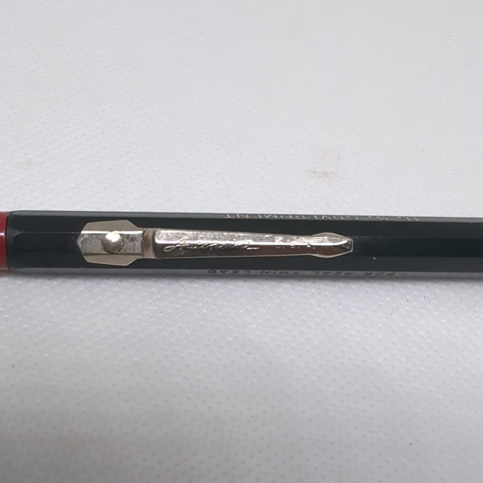 Vintage Autopoint Twinpoint Mechanical Pencil Red / Black leads – US Government