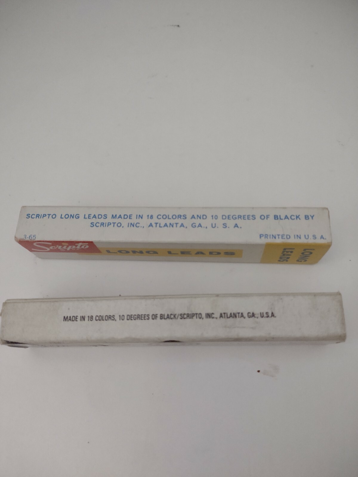 2 Boxes of Scripto No. E550 RED Long Leads Using Standard Diameter (.046) 4″ (d)