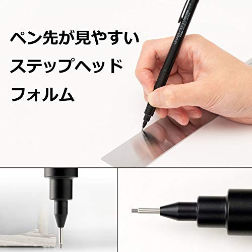 Mechanical Pencil 0.7mm Graphite Drafting Pro Retractable Rubber Grip Black