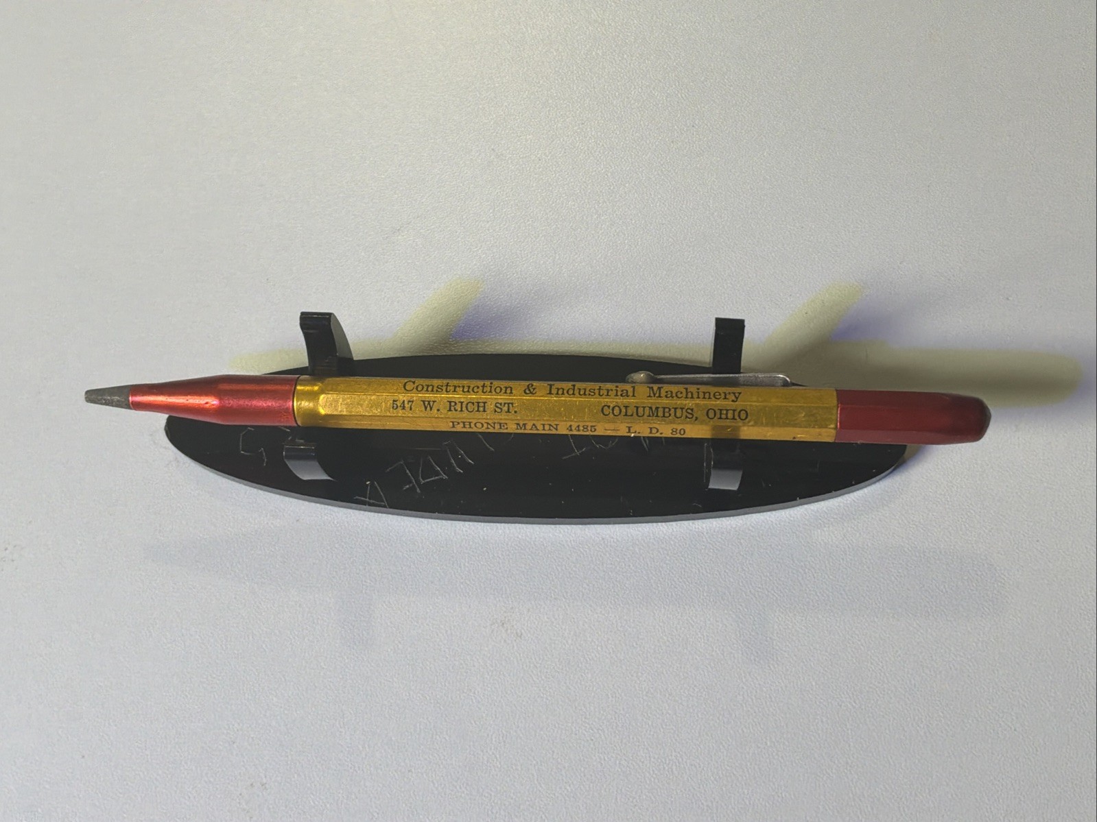 VTG Scripto Mechanical Pencil Lorenzo-Wheeler Co. Columbus OH Industrial Machine