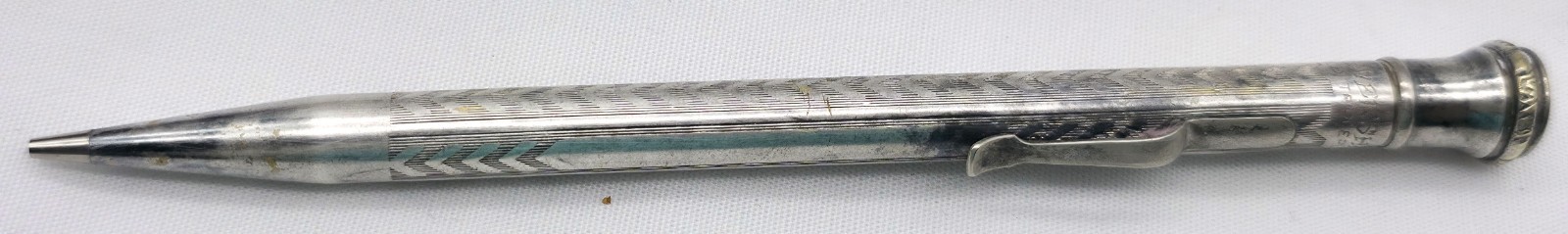 Antique Triple Plated Silver Case Wahl Eversharp Mechanical Pencil