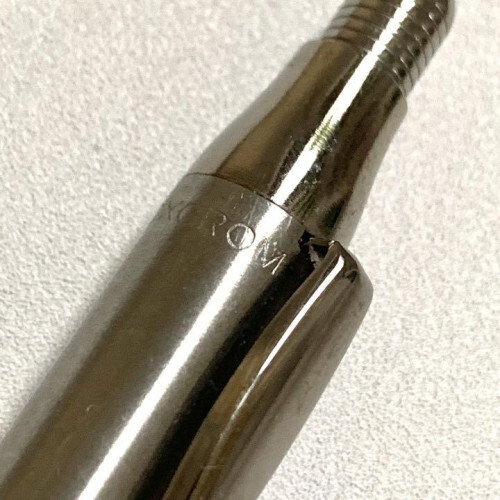 INOXCROM Mechanical Pencil 0.5mm Stainles Steel Discontinued Vintage From JAPAN◎