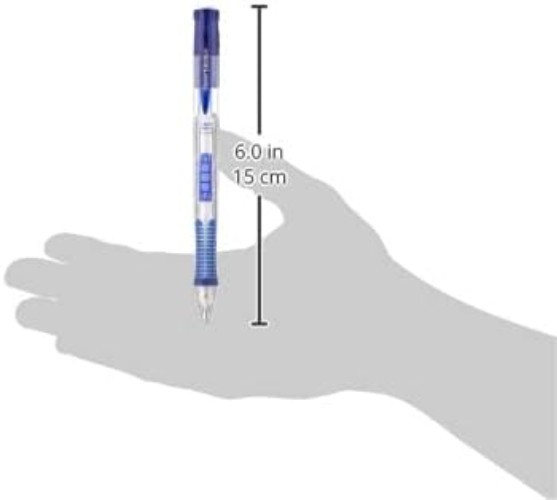 Ergonomic Clearpoint Mechanical Pencils, 12 Pack, 0.7mm HB Lead for Easy Writing