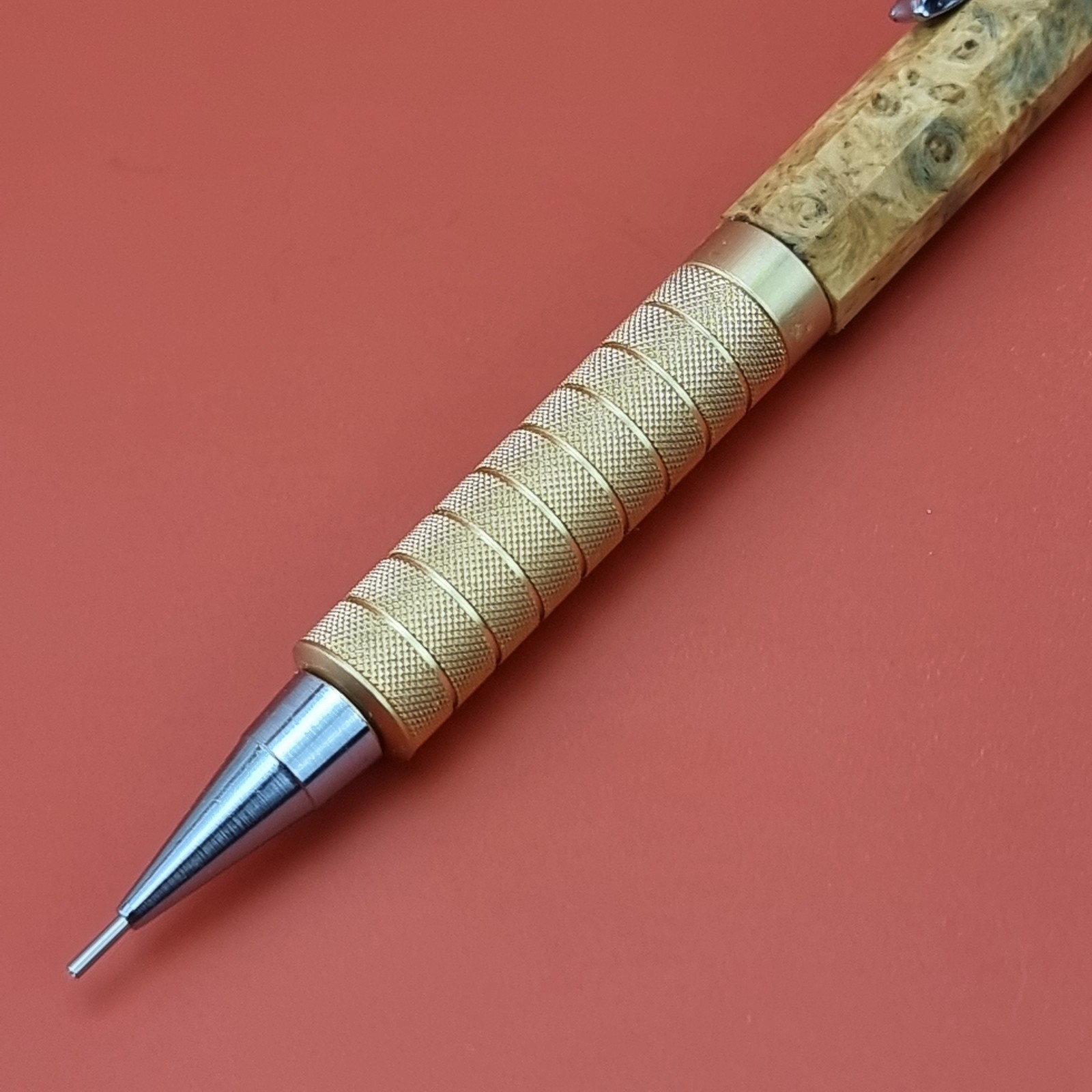 Hand Crafted Pentel PG5 Mechanical Pencil with Octagonal Maple Berl
