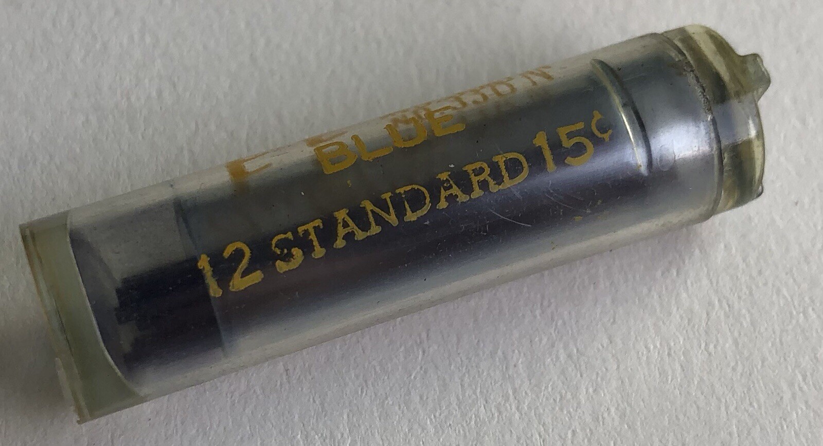 Vintage AUTOPOINT Mechanical Pencil Lead BLUE 1.1mm 1-3/8″ NOS 12pk USA