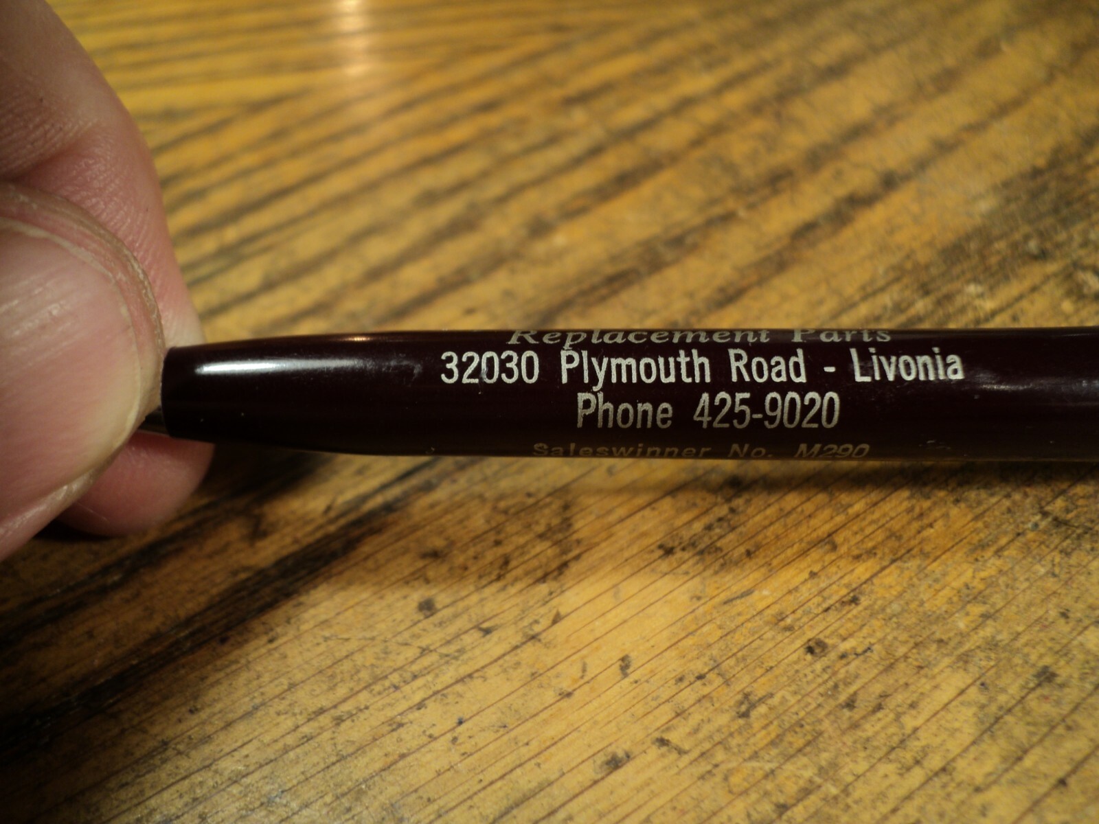 Vintage Mechanical Pencil Advertising Omar’s Auto Parts Livonia Sample M290