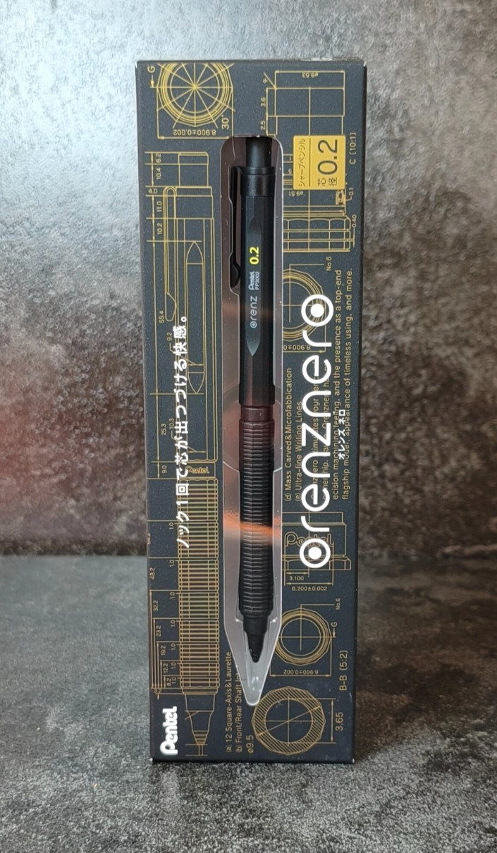 Pentel Orenznero 0.2 Uni Kuru Toga Metal Limited Zento Signature Japan Set
