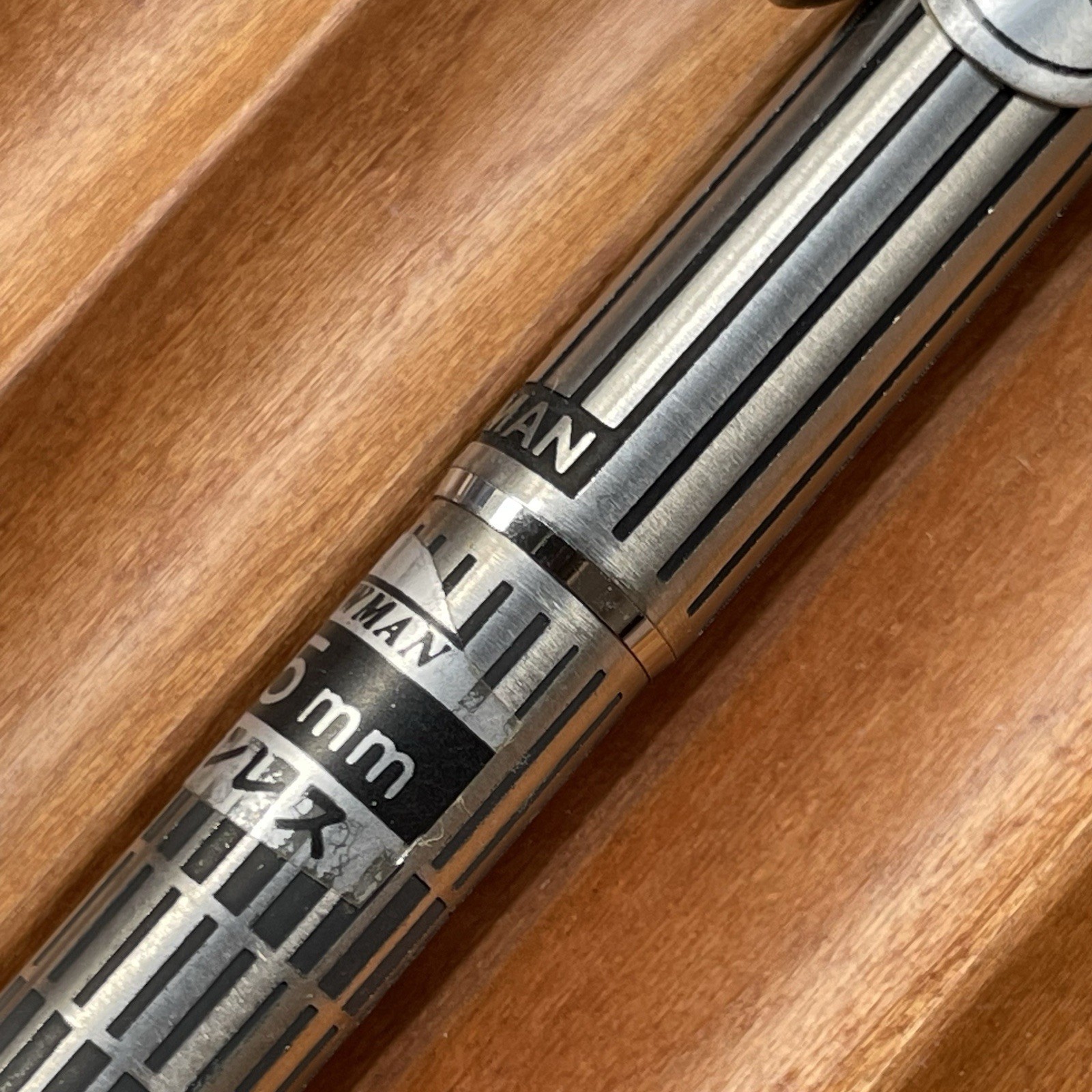 Newman Mechanical Pencil Etched Stainless Steel Barrel 0.5 mm #2 Made in Japan