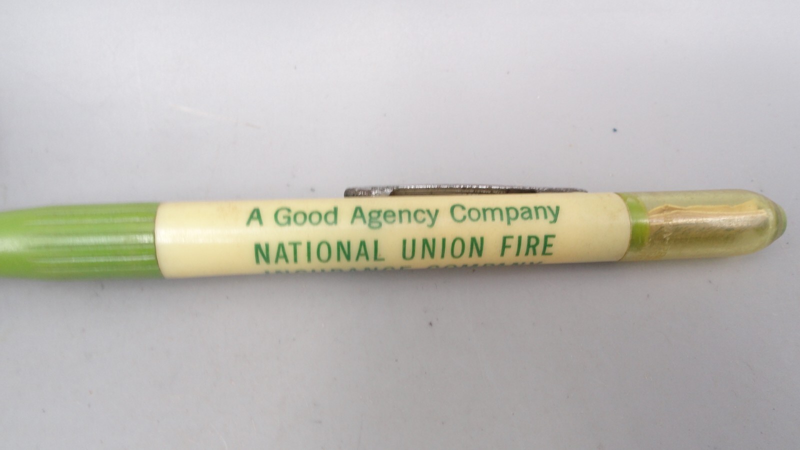 Vintage National Union Fire Insurance Company Pittsburgh Mechanical Twist Pencil