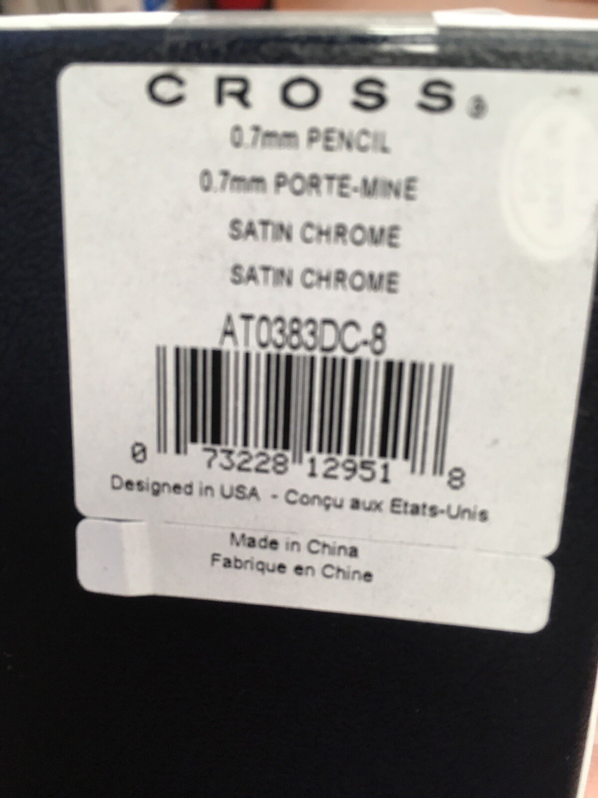 Cross Nile Satin Chrome 0.7mm Pencil
