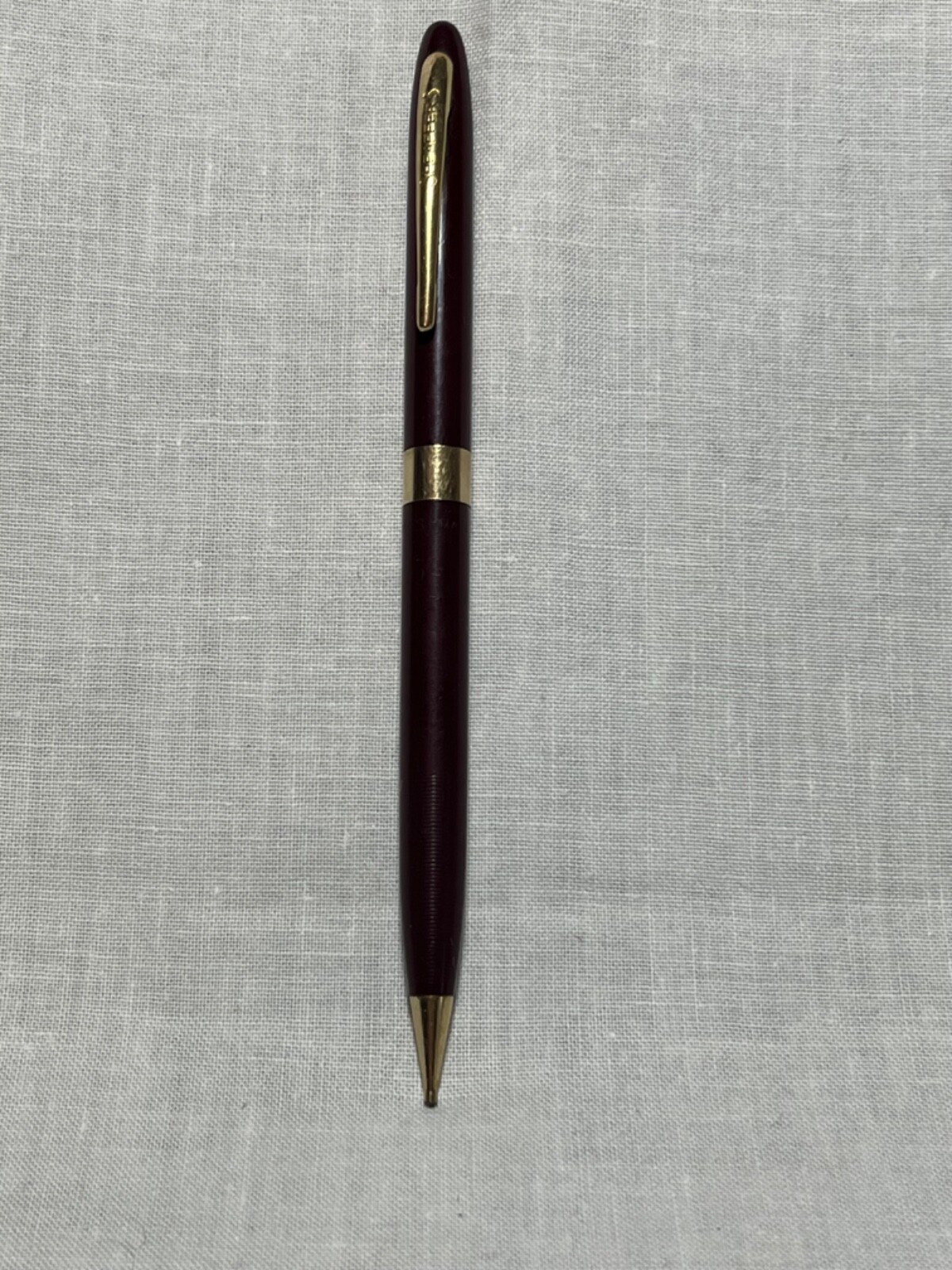Vintage Sheaffer’s Made in The USA Burgundy Mechanical Pencil 14k