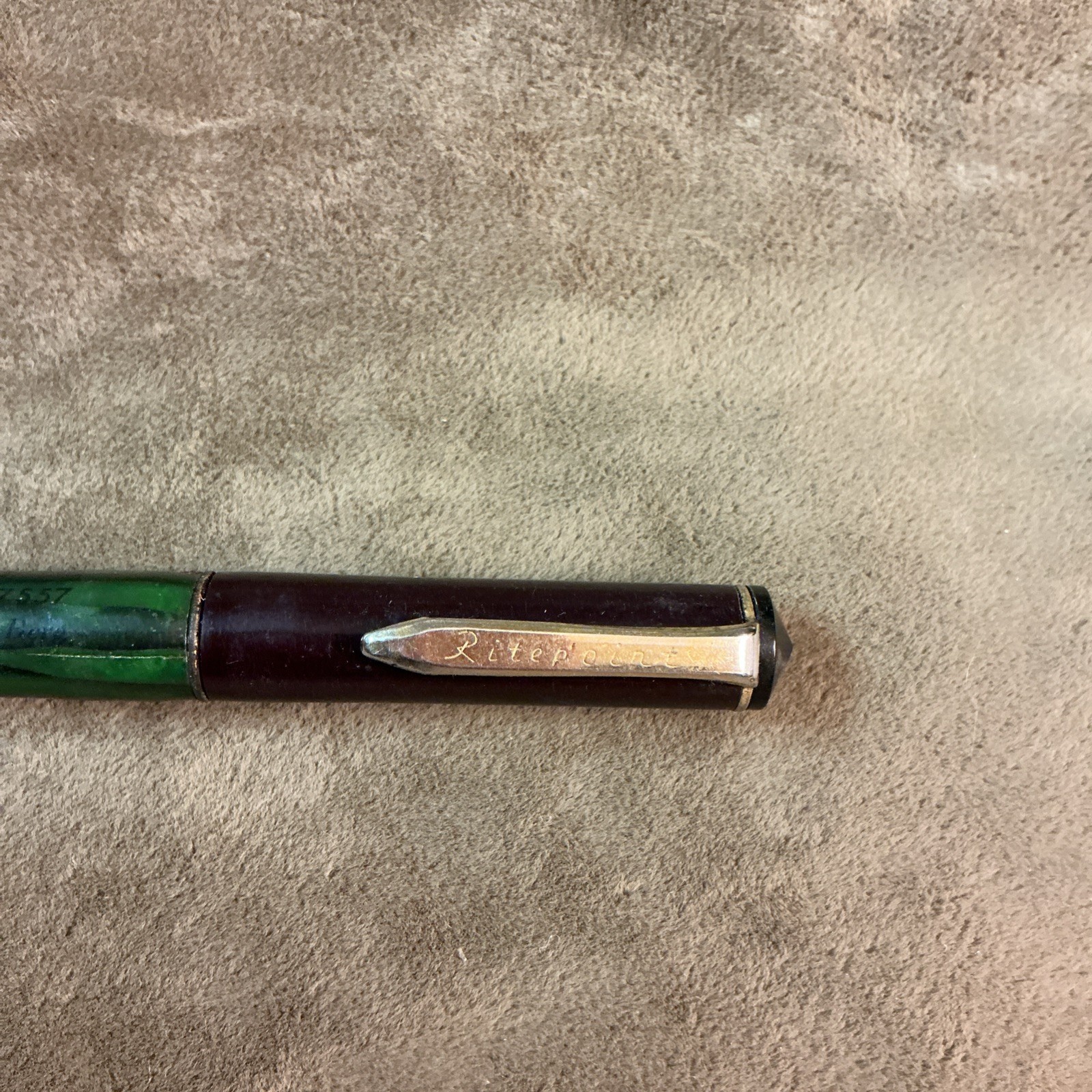 Antique Celluloid Writing Pencil Ritepoint St. Louis Lumberyard Supply Co As Is