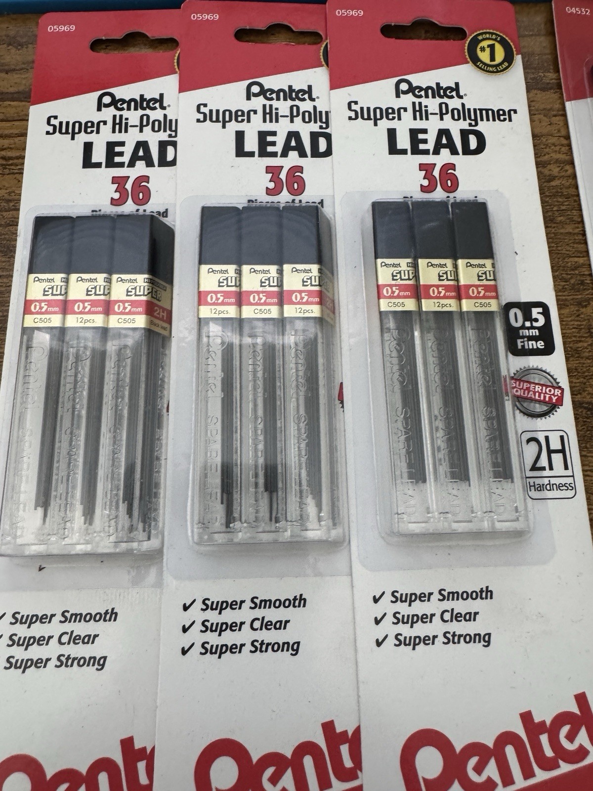 Pentel Eraser & Lead Refills Lot Drafting Mechanical Pencil Super Hi-Polymer